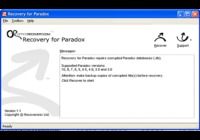 Recovery for Paradox pour mac