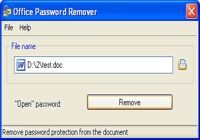 Office Password Remover pour mac