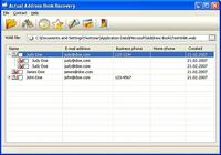 Actual Address Book Recovery pour mac