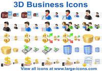 3D Business Icons