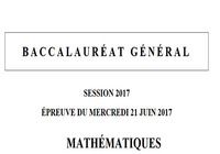 Bac 2017 Mathématiques - Séries L et ES
