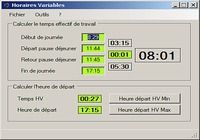 Horaires Variables