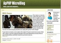 ApPHP MicroBlog - web blog PHP script pour mac