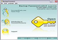 Backup Password pour mac