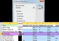 Split Names for Microsoft Excel pour mac