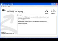 Recovery for MySQL pour mac
