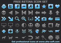 Free Retina Icon Set pour mac