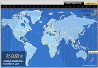 World Time Clock &amp;  Map pour mac