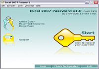 Excel 2007 Password pour mac