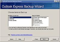 Outlook Express Backup Wizard pour mac