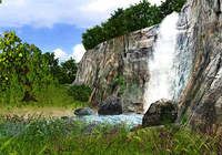 3D Waterfall Screensaver pour mac