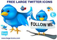 Free Large Twitter Icons pour mac