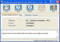 Simply Accounting Password Recovery pour mac