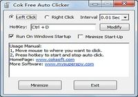 Cok Free Auto Clicker pour mac