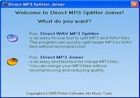 Direct MP3 Splitter Joiner