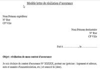 Modèle de lettre de résiliation d'assurance pour mac