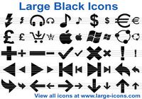 Large Black Icons pour mac