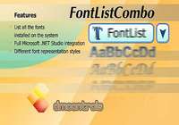 FontListCombo .NET control pour mac