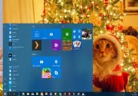 Thème Windows 10 Animaux de Noël pour mac