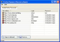 Firefox Password Recovery Master pour mac