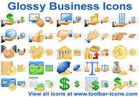 Glossy Business Icons