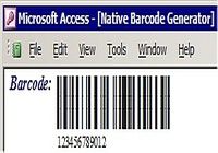 Barcode Generator for Microsoft Access pour mac