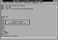 PowerBatch pour le DOS pour mac