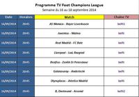 Programme TV Foot Champions League pour mac
