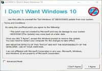 I Don't Want Windows 10  pour mac