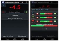 Journal Diète Watchers Android pour mac