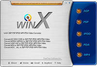 WinX IPOD 3GP PSP PDA MP4 Video Converter pour mac