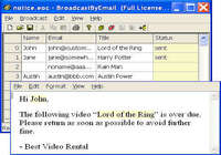 Free Email Marketing: Broadcast By Email pour mac
