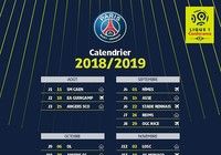 Calendrier PSG Ligue 1 2018-2019 pour mac