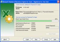 Password Recovery Engine for Excel