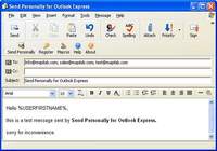 Send Personally for Outlook Express pour mac