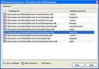 MDB Password Recovery pour mac