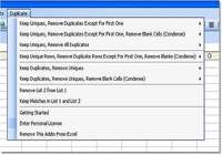 Excel Unique & Duplicate Data Remover