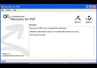 Recovery for PDF pour mac