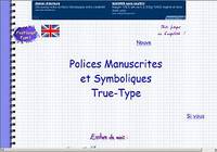 17 Polices Manuscrites True-Type pour mac
